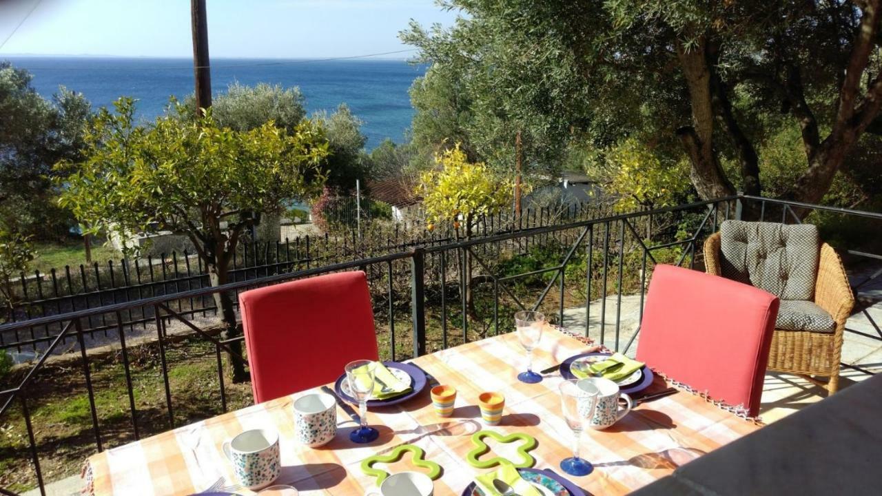 Gerakina Beach Cottage Psakoudia Bagian luar foto